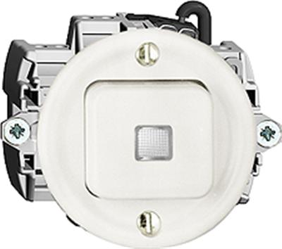Feller Taster LED gelb frontal
