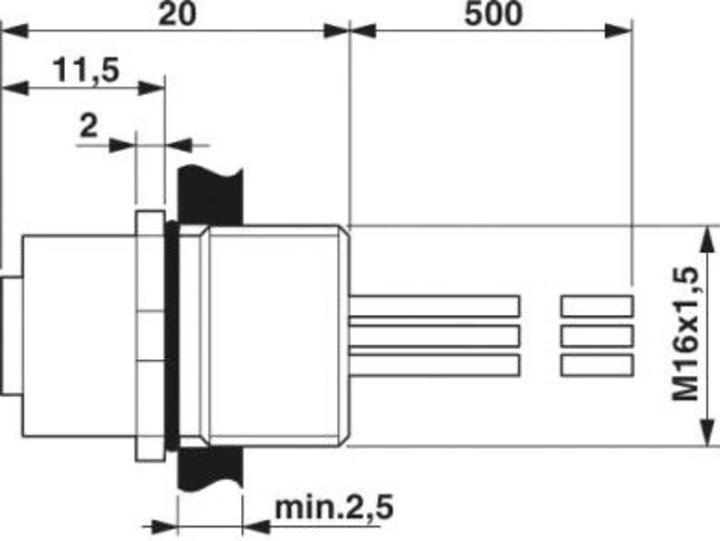 Produktbild Phoenix Contact Sensor-/Aktor-Einbausteckverbi