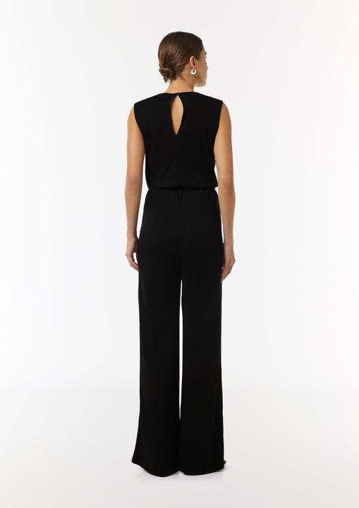 Produktbild Comma Overall Jersey-Jumpsuit mit Wasserfall-Ausschnitt (36)