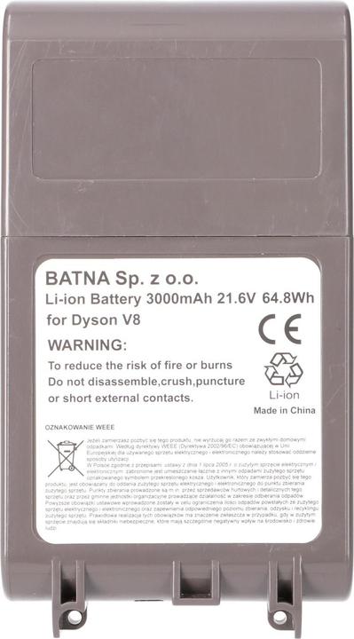 Immagine prodotto Extralink Dyson Batterie Staubsaugerakku V8 21.6V 3000mAh