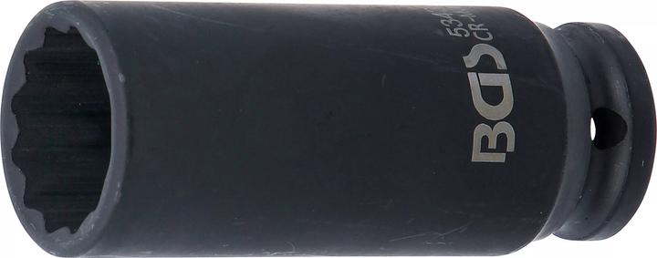 Image du produit BGS Douille à choc, douze pans | 12,5 mm (1/2") | 24 mm (24 mm)