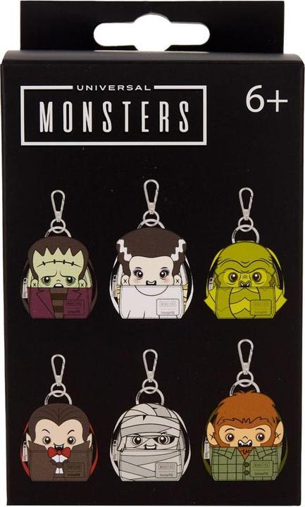 Actual product image Loungefly Universal Monsters by Keychains Mini Backpack Blind Box Assortment (12)