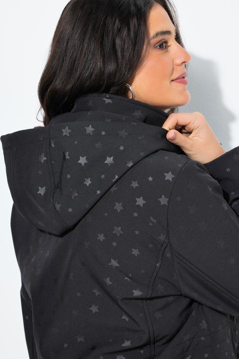 Actual product image Ulla Popken HYPRAR Star Print Softshell Jacket (62)