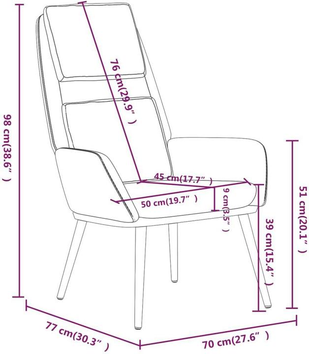 Produktbild vidaXL Relaxsessel