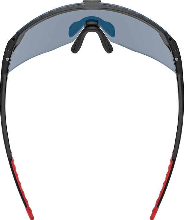 Actual product image Uvex pace stage small (black matt (red)*, Mirror Red)