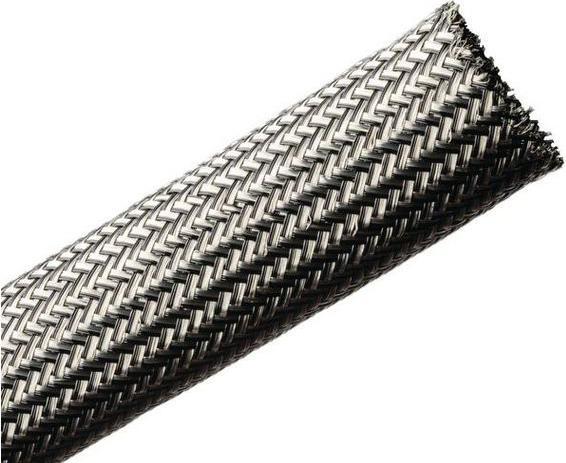 Actual product image HellermannTyton Sleeving Braid EMI Polyestr 14mm HEGEMIP (Cable conduit, 10000 cm)