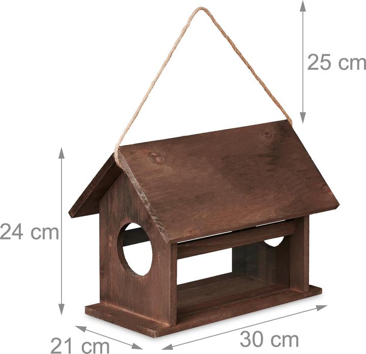 Produktbild Relaxdays Vogelfutterhaus