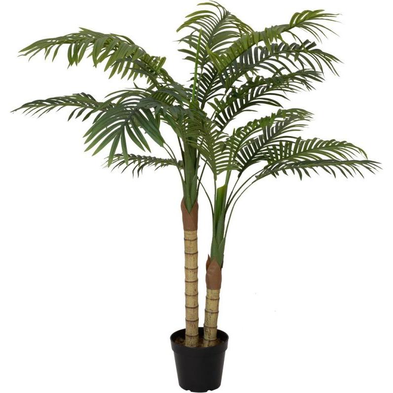 Europalms, Kunstpflanzen, Areca Palme, 2-stämmig, Kunstpflanze, 120cm