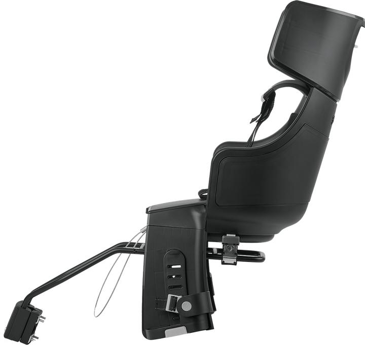 Produktbild bobike Exclusive Tour Plus - frame-mounted bike seat City black