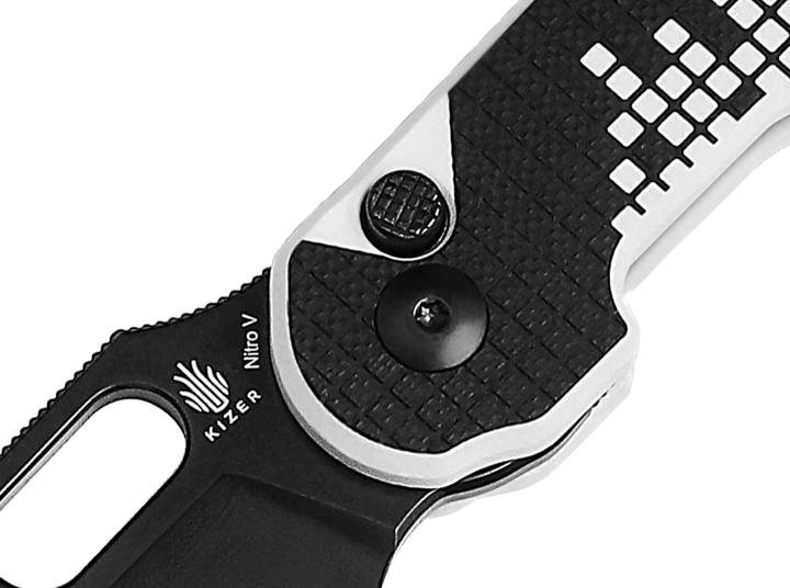 Immagine prodotto Kizer Cormorant G10 Black & White Retro Gaming (8 cm)