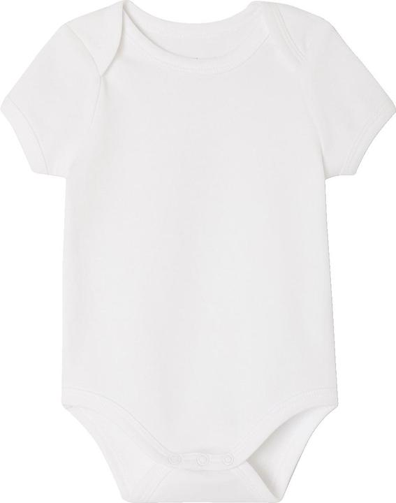 Immagine prodotto Vertbaudet Bio-Kollektion: 5er-Pack Baby Bodys mit kurzen Ärmeln, Hase & Blumen (62)