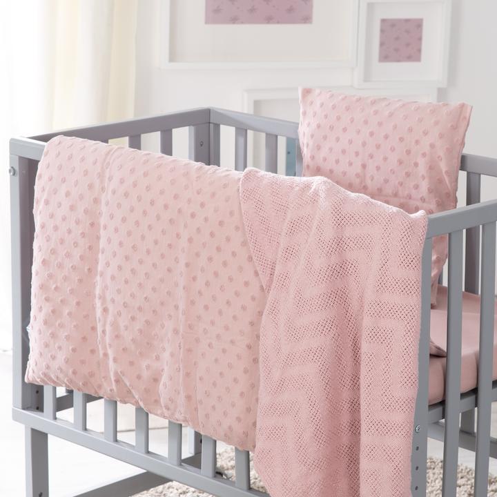 Produktbild Roba Geschenkset BIO-Jersey Schlafen klein Lil Planet rosa (80 x 80 cm, 35 x 40 cm, 80 x 80 cm)