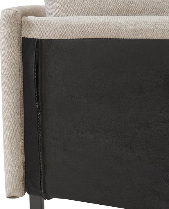 Actual product image En.Casa 2-Sitzer-Sofa Kamar 69x158x63 cm Beige (2 person sofa)