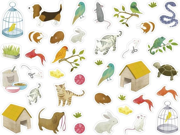 Actual product image Clairefontaine Motif sticker Mimi 48 sheets, assorted