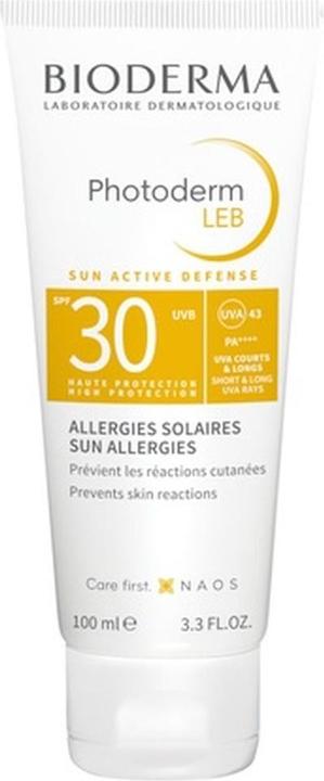 Immagine prodotto Bioderma FOTODERM LEB Allergy Solar SPF30 100ml da FOTODERM (Crema solare, SPF 30, 100 ml)
