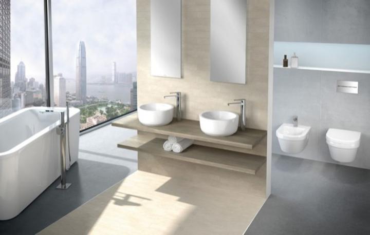 Image du produit Villeroy & Boch V&B Combi-Pack ARCHITECTURA m WWC ti. DF et abattant WC we C+