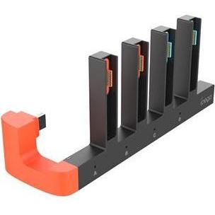 iPega SW2185 Charger Dock for JoyCon Controllers Nintendo Switch 2 Black (Damaged Package) (Switch), Accessori per controller gaming, Nero