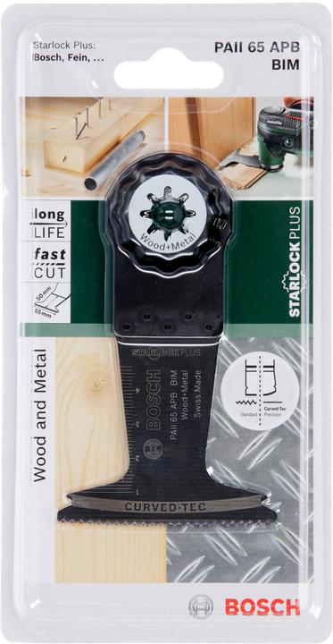 Produktbild Bosch Zubehör Tauchsägeblatt AII 65 APB Starlock BIM, Wood and Metal, 40 x 65 mm