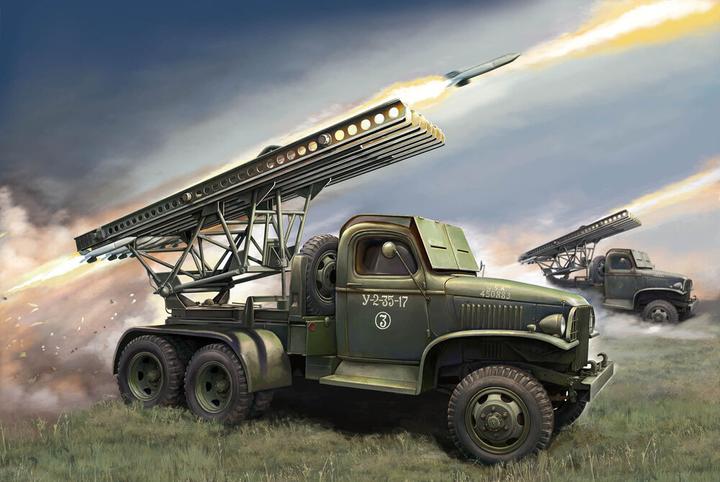 Actual product image Hobby Boss GAZ-AAA with BM13/16 Katyusha