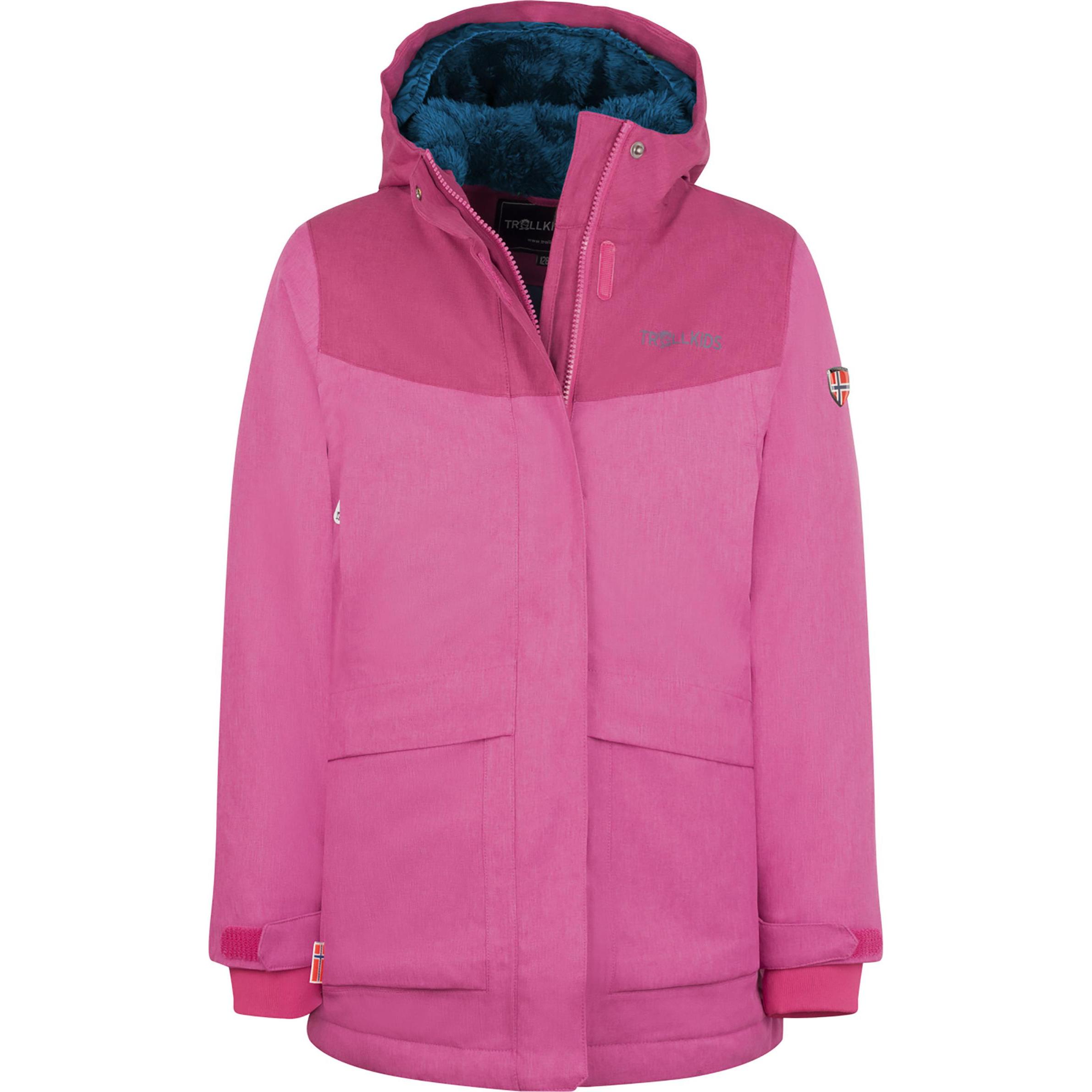 Trollkids, Mädchen, Jacke, Girl's Oslo Coat Pro (152), Rosa, 152