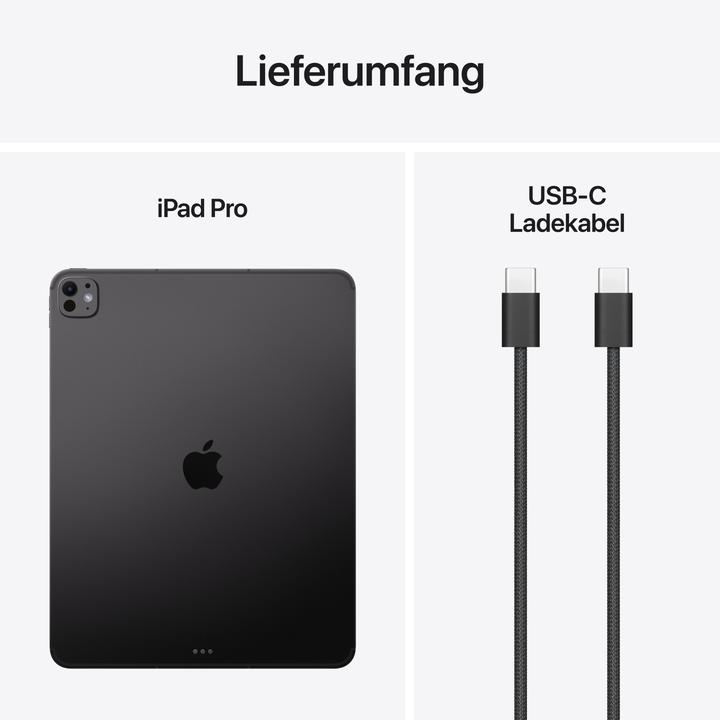 Image du produit Apple iPad Pro 13 2025 (M5) (5G, 13", 1000 Go, Noir Spatial)