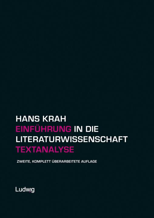 Produktbild Einführung in die Literaturwissenschaft / Textanalyse (Deutsch, Hans Krah, 2015)