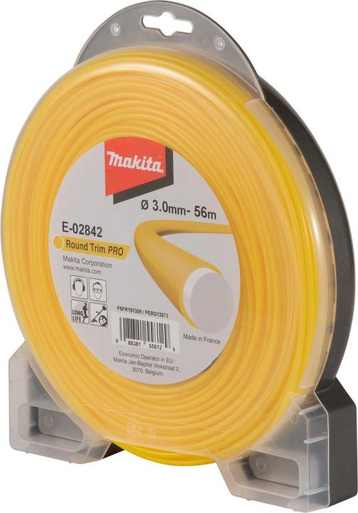 Image du produit Makita Fil de coupe rond 3,0mmx56m (Herbicide, Fil de coupe + bobine de fil)