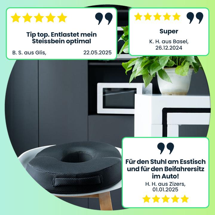 Produktbild Casativo Ergonomischer Gel Sitzring (35 x 45 cm)