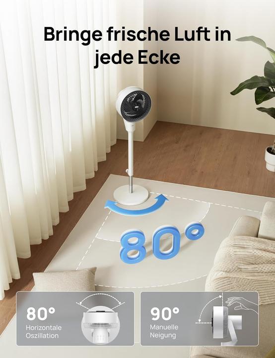 Produktbild Dreo Ventilatore da Pavimento Silenzioso