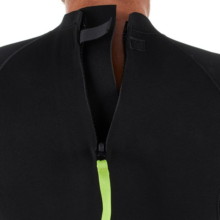 Actual product image Olaian Men's surf wetsuit 4/3 mm neoprene (S)