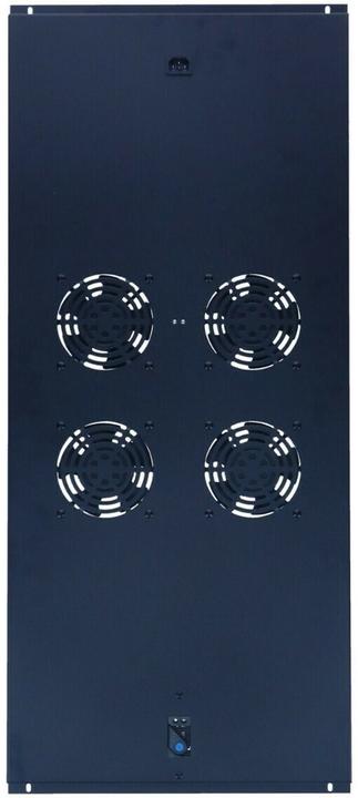 Dsit Lüftereinheit Ventilator Paket mit 4 Ventilatoren und Thermostat geeignet für Serverschränke mit ein