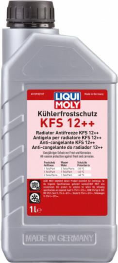 Actual product image Liqui Moly Radiator Antifreeze KFS 12++ (1 l)