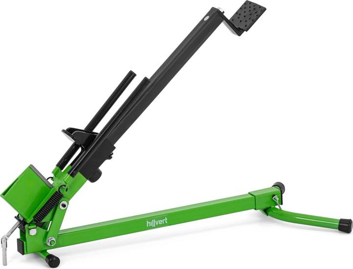 Hillvert Manueller Holzspalter mit Fusspedal Holz Ø 16,9 cm 1,2 t Brennholzspalter Stahl