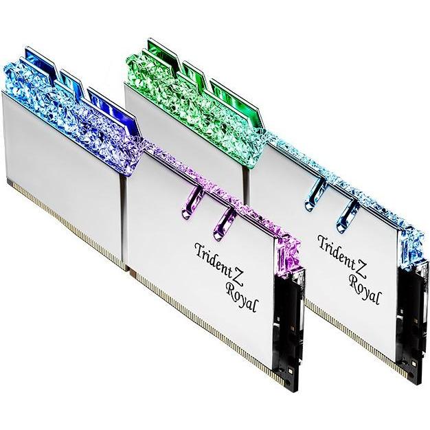 G.Skill Trident Z Royal (2 x 32GB, 3600 MHz, DDR4-RAM, DIMM), RAM, Silber