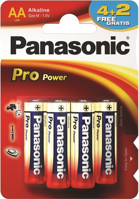 Image du produit Panasonic Pile Pro Power LR6PPG/6B (4+2) (6 pcs, AA)