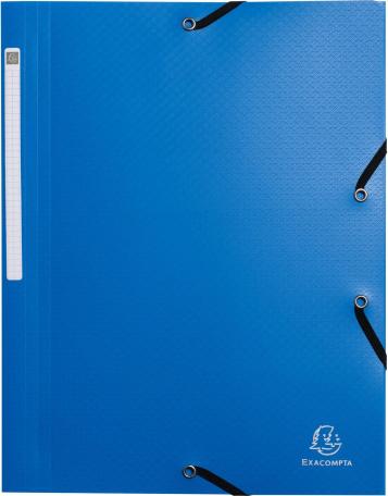 Produktbild Exacompta Sammelmappe A4 mit Gummizugverschluss und 3 Klappen, Recycling-PP, Kollektion Opak (A4, 1 x)