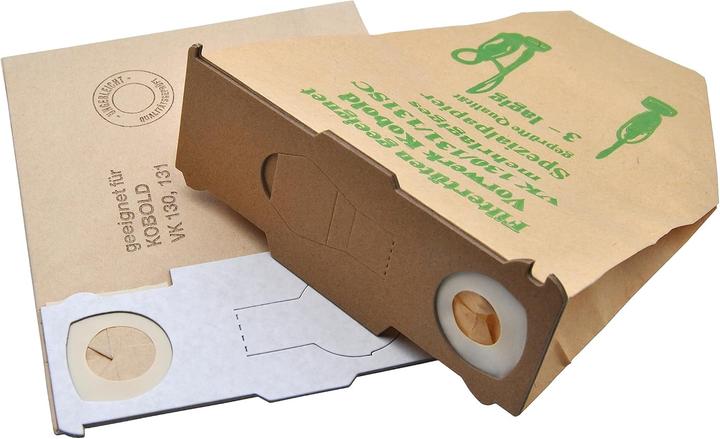 Plutoos 10 sacchetti per aspirapolvere adatti ai modelli Vorwerk Kobold 130, 131 e SC (10x)