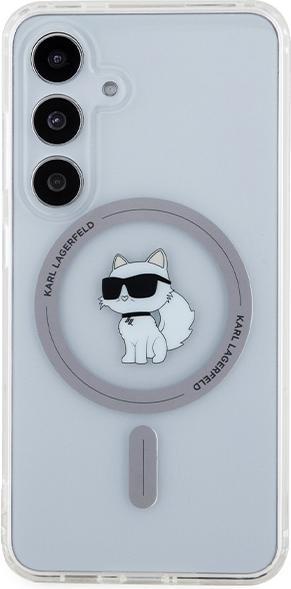 Produktbild Karl Lagerfeld KLHMS24SHFCCNOT S24 S921 przeźroczysty/transparent hardcase IML Choupette MagSafe (Samsung Galaxy S24)