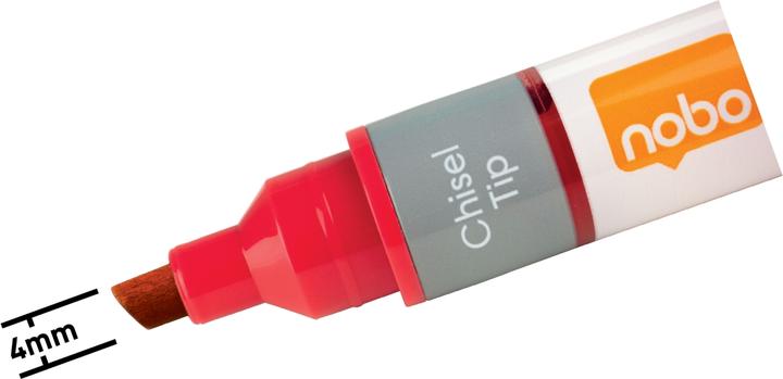 Image du produit Nobo N-marqueur Viscom 4mm 1915384 rouge 10 pièces (10x)