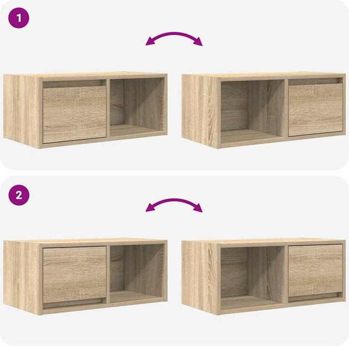 Actual product image vidaXL TV-Schrank (60 x 23.50 x 25.50 cm)