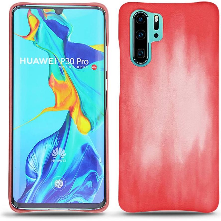 Noreve Lederschutzhülle (Huawei P30 Pro), Smartphone Hülle, Rosa
