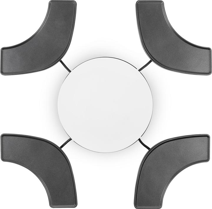 Produktbild Princess 103070 Dinner4all Circle - 4 einzelne Grillplatten - 4 x 250 W – Inklusive Spatel