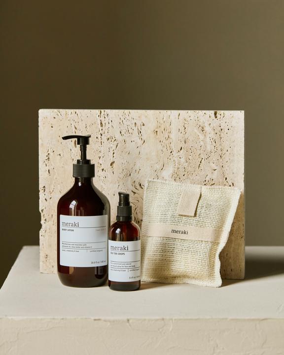 Productafbeelding Meraki Tanning essentials, For a radiant glow, 140|100|490 g|ml|ml (Lichaamsverzorgingsset)