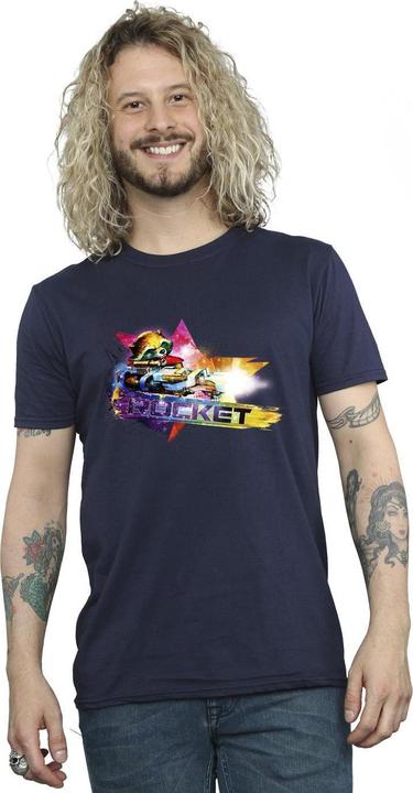 Produktbild Guardians Of The Galaxy Abstract Rocket Raccoon TShirt (L)