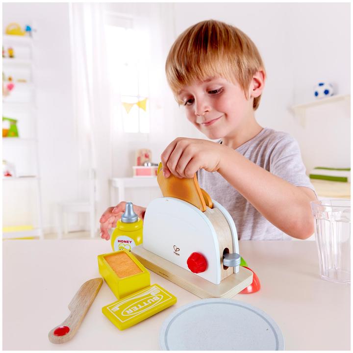 Actual product image Hape Pop-up toaster set