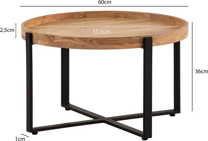 Image du produit Wohnling 60x60x36 (60 x 60 x 35 cm)