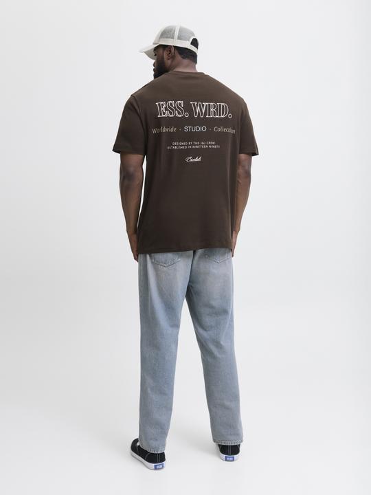 Actual product image Jack & Jones Jjeurban Edge Studio Tee Ss Sn Pls (5XL)
