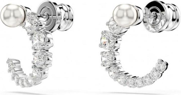 Immagine prodotto Swarovski Perla di cristallo Matrix creoles taglio rotondo bianco (Metallo Swarovski)