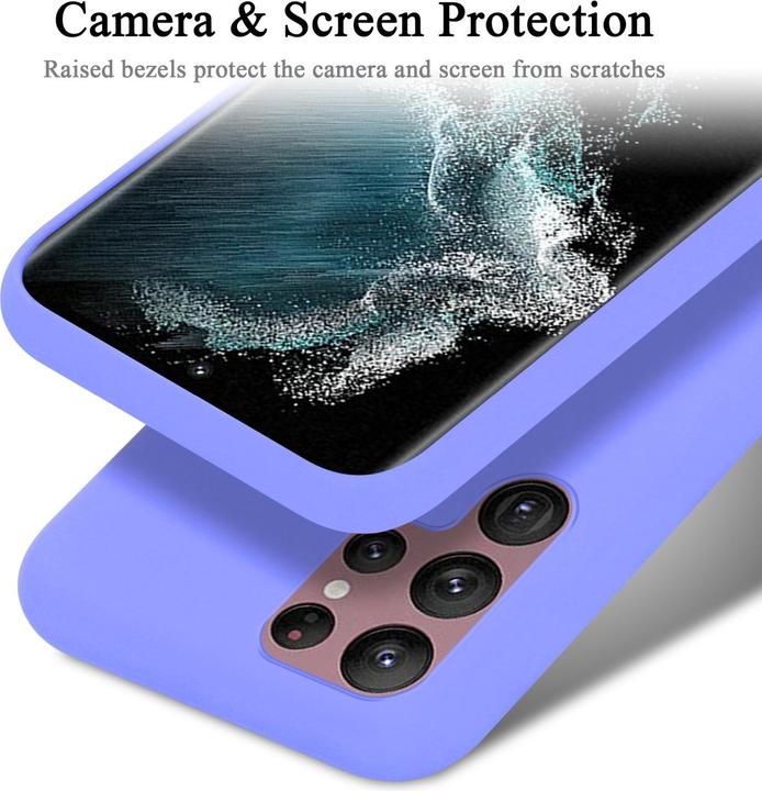 Produktbild Cadorabo TPU Liquid Silicone Case Hülle (Samsung Galaxy S22 Ultra)