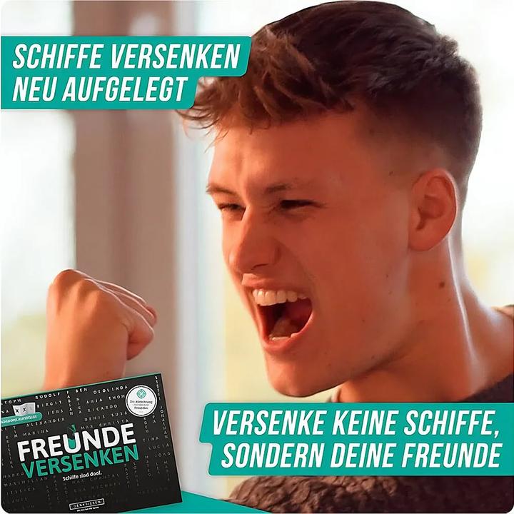 Produktbild Denkriesen Freunde Versenken (d) (Deutsch, 2 Spieler)